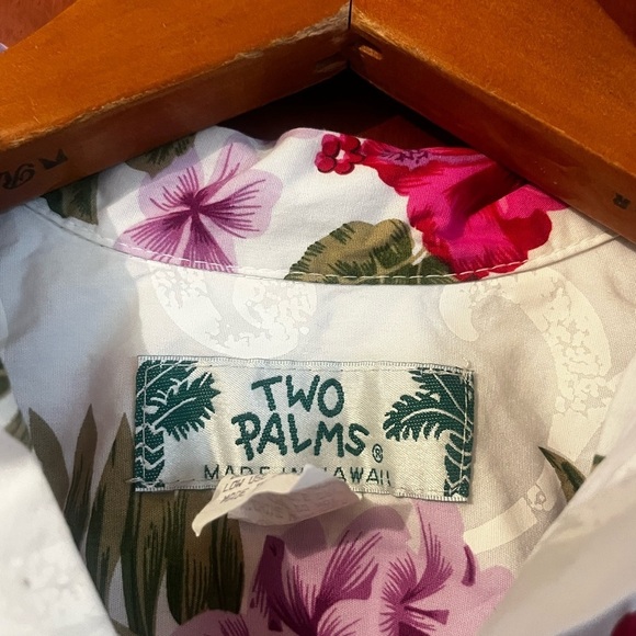 Two Hawaii Aloha Hibiscus Shirt Big Island Sz Small Floral Shirt - Picture 7 of 9